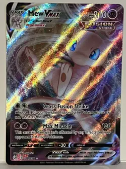 Mew VMAX 114/264 Fusion Strike NM/Mint Pokemon Fast Ship - Image 1