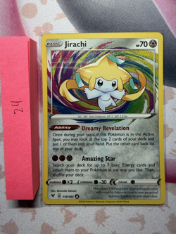 Pokemon TCG Jirachi 119/185 Amazing Rare Holo NM - Image 1