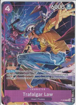 One Piece Promotion Cards #P-093 Trafalgar Law (Illustration Box Vol.6) Promo - Image 1