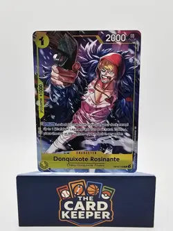 One Piece TCG Donquixote Rosinante Illustration Box Promo Card Foil OP12-108 - Image 1