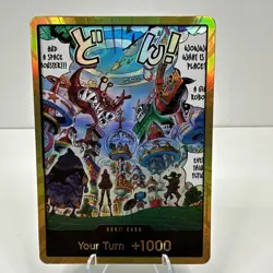 One Piece OP14 EB04 Gold DON!! Card (Egghead) (Gold) The Azure Sea's Seven Foil - Image 1