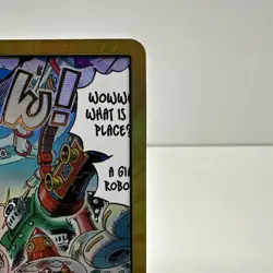One Piece OP14 EB04 Gold DON!! Card (Egghead) (Gold) The Azure Sea's Seven Foil - Image 3