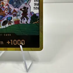 One Piece OP14 EB04 Gold DON!! Card (Egghead) (Gold) The Azure Sea's Seven Foil - Image 4