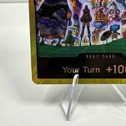 One Piece OP14 EB04 Gold DON!! Card (Egghead) (Gold) The Azure Sea's Seven Foil - Image 5