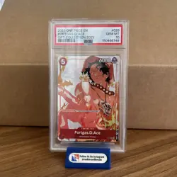2023 One Piece Gift Collection 2023 #028 Portgas D. Ace PSA 10 GEM MINT - Image 1