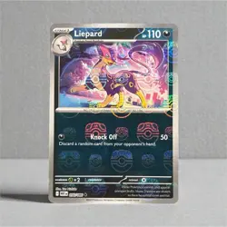 Pokemon Liepard 056/086 SV: White Flare Reverse Holo TCG Card - Image 1