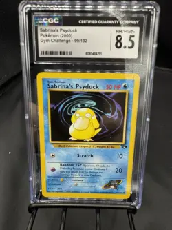 Pokemon Sabrina's Psyduck Gym Challenge CGC 8.5 99/132 2000 English Card - Image 1