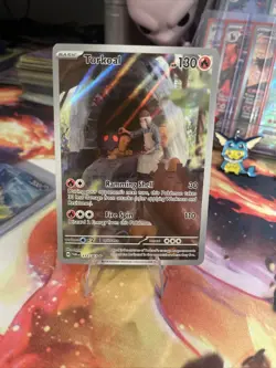 Torkoal 172/167 Twilight Masquerade TCG Pokemon Card Illustration Rare - Image 1