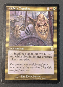 MTG Card - 1x Goblin Trenches - Apocalypse - MP/HP - Rare - Magic The Gathering - Image 1