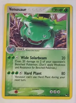 HOLO Venusaur 6/17 Rare POP Series 2 Pokemon Card MP - Image 1