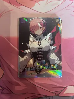WAIFU Charm Of The Goddess Ram GR Hit card. Sexy Anime Girl - Image 1