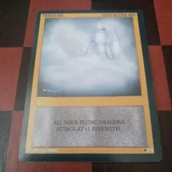 Wyvern City in the Sky Treasure CCG Limited Rare Card 210 - Image 2