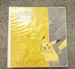 Pikachu Binder with Mixed Pokemon TCG Card Lot - English - Image 1