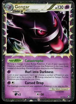 Pokemon Card - Gengar HGSS Triumphant 94/102 Prime Rare - Image 1
