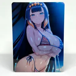 Hololive Ninomae Ina'nis Goddess Anime Waifu ACG Foil Card - Image 1