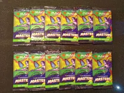 Magic MTG Commander Masters Set Booster Pack Booster 12 Pack Lot - Promo price - Image 1
