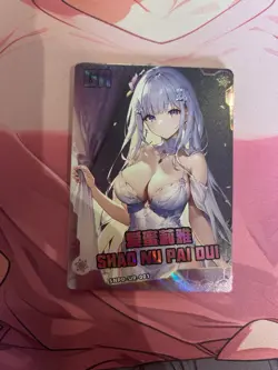WAIFU Charm Of The Goddess GR Hit card. Sexy Anime Girl - Image 1
