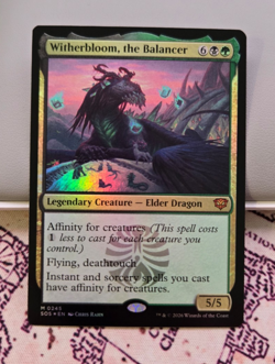 MTG Foil Witherbloom, the Balancer Secrets of Strixhaven NM - Image 1