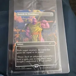 Swords to Plowshares Marvel Thanos PSA Promo SEALED Magic the Gathering TCG New - Image 1