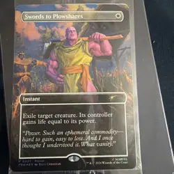 Swords to Plowshares Marvel Thanos PSA Promo SEALED Magic the Gathering TCG New - Image 3