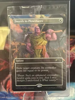 Magic the Gathering Swords to Plowshares PSA Magazine Promo Sealed - Image 1