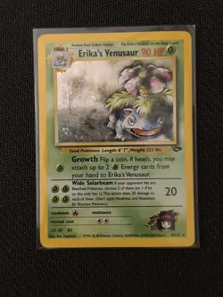 Pokemon Gym Challenge Erika's Venusaur Holo 004/132 LP-MP Toe Swirl - Image 1