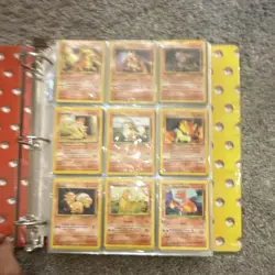 Pokemon 3-Ring Nintendo Hardcover Binder/ Comes with Vintage Pokemon cards - Image 2