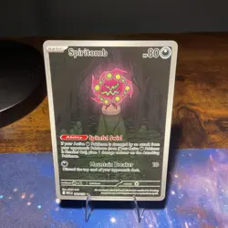 Pokemon Spiritomb 148/132 Me01: Mega Evolution Illustration Rare 80HP Holo - Image 1