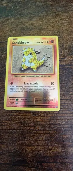 Sandshrew 54/108 Common Evolutions Pokemon Reverse Holo Near Mint - Image 1