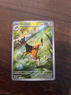 Pokemon TCG Heliolisk Twilight Masquerade Illustration Rare Card 177/167 - Image 2