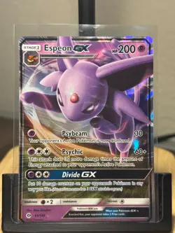 Espeon GX 61/149 - Ultra Rare Holo - Sun & Moon Base Set Pokemon Card NM - Image 1