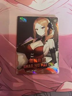 WAIFU Charm Of The Goddess GR Hit card. Sexy Anime Girl - Image 1