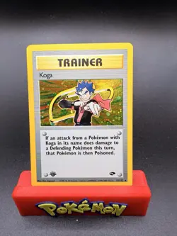 Koga 19/132 Gym Challenge Pokemon NM 1st Edition Holo - Image 1