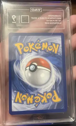 Pokemon TCG Charmander Scarlet & Violet 168/165 NM Condition TAG 9 - Image 2