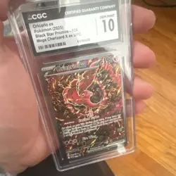 Pokemon Company Oricorio ex Me Mega Evolution Promo Holo 024 CGC 10 English - Image 3
