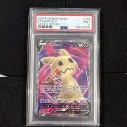Pokemon TCG 2021 SWSH Battle Styles Mimikyu V Full Art Holo 148/163 PSA 9 - Image 1