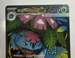 Pokemon TCG - Mega Venusaur ex 155/132 - ULTRA RARE Holo - Near Mint+ - Image 2