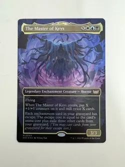 The Master of Keys Foil Borderless MTG Magic the Gathering Card NM Near Mint DSC - Image 1