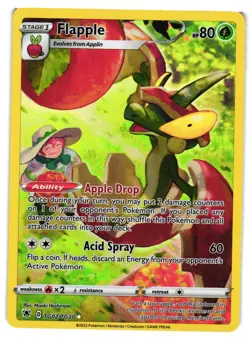 Pokemon TCG Flapple TG02/TG30 Swsh10: Astral Radiance Trainer Gallery Holo VLP - Image 1