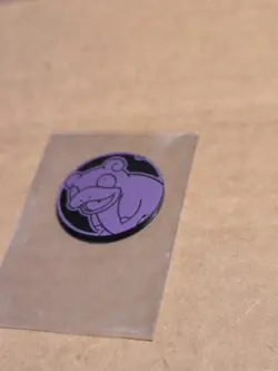 Pokemon Purple Slowpoke Mini Coin From 151 Chinese - Image 1