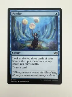Ponder MTG Magic the Gathering Card NM Near Mint DSC - Image 1