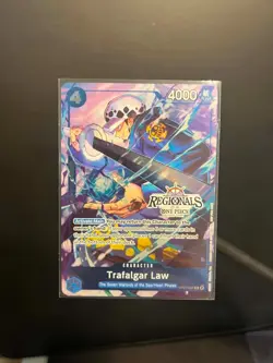 One Piece TCG, Trafalgar Law OP07-047 (Offline Regional 2025 Alt Art AA Parallel - Image 1
