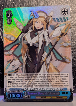 Weiss Schwarz Nikke S117-E094S SR "Garden of Shangri-La" Rapunzel FOIL - Image 1
