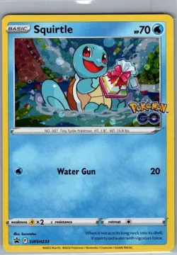 Squirtle SWSH233 Holo SWSH: Sword & Shield Promo Cards - Pokemon Card - NM - Image 1