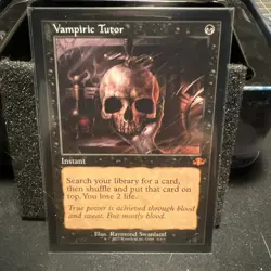 Vampiric Tutor (Retro Frame) Dominaria Remastered Regular - Image 1