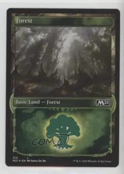 Forest (Showcase) Foil Magic: Core Set: 2021 M21 #313 - Image 1