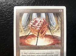 One Owner Unplayed NM++ Revised Mana Vault Artifact Magic The Gathering MTG - Image 2