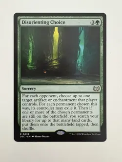 Disorienting Choice MTG Magic the Gathering Card NM Near Mint DSC - Image 1