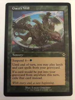 MTG Modern Horizons 2 Gaea's Will Retro Frame 412 NM Rare - Image 1