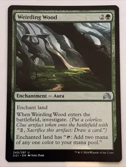 MTG Shadows over Innistrad Weirding Wood 240/297 LP - Image 1